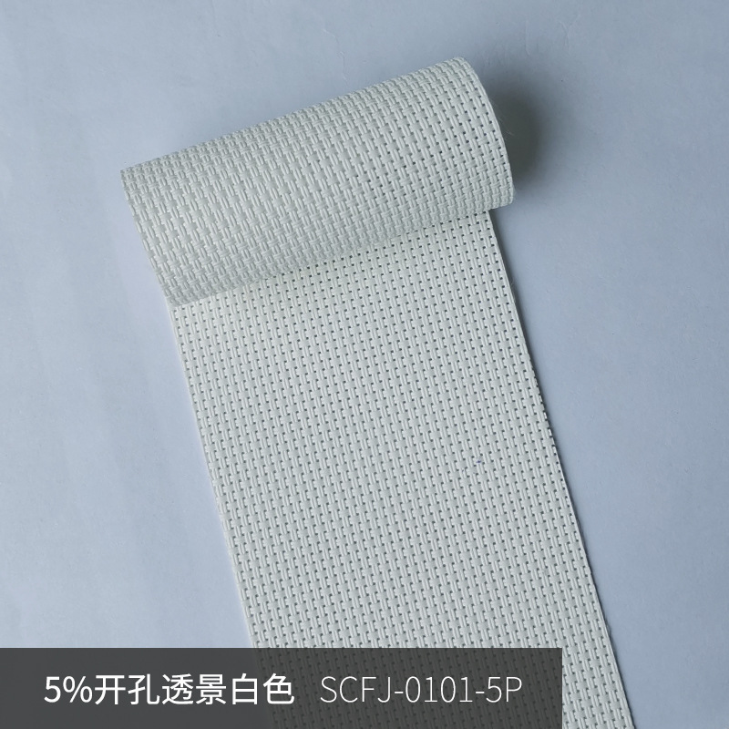 White-SCFJ-0101-5P transparente del agujero abierto del 5%