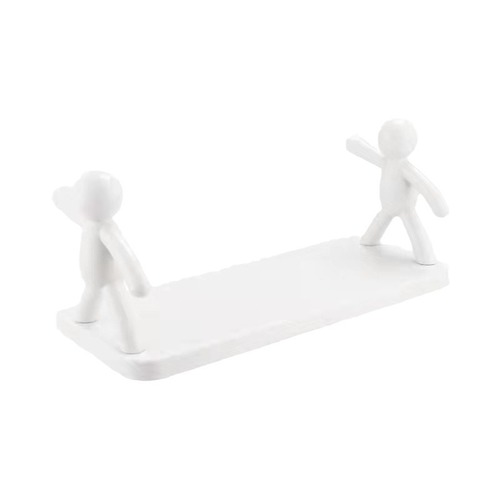 Mini Freestanding Shelf Cartoon No-Hole Shelf Bathroom Vanity Makeup Storage Rack Spice Jar Organizer