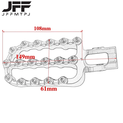 Cnc Foot Pedals Footrests | Motorcycle pedals