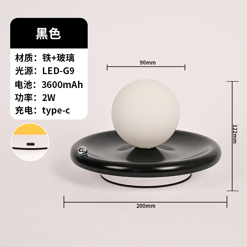 Lámpara decorativa con estilo elegante y cuentas tipo perla