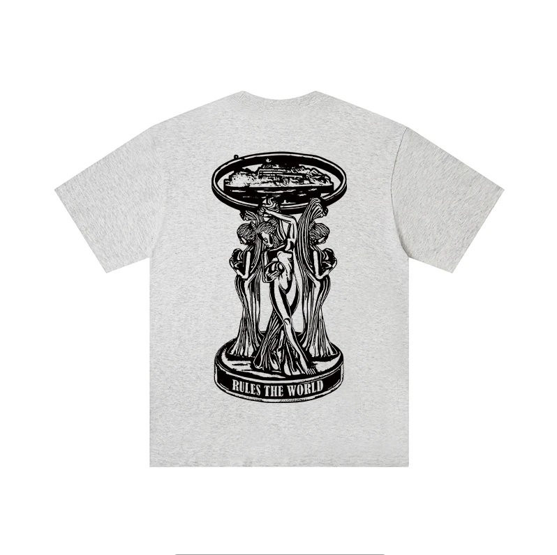 Supreme Corteiz Rules The World T-shirt Grey