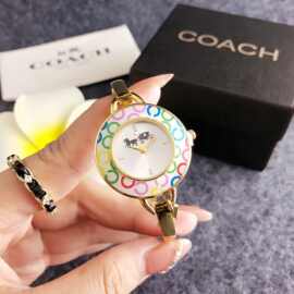 轻奢小众彩虹圈手镯表气质百搭石英女表时尚学生党穿搭手表批发