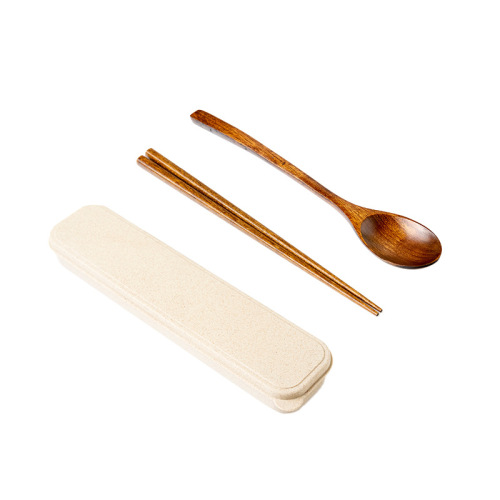 Student portable tableware set children chopsticks spoon set home camping tableware portable chopsticks spoon set