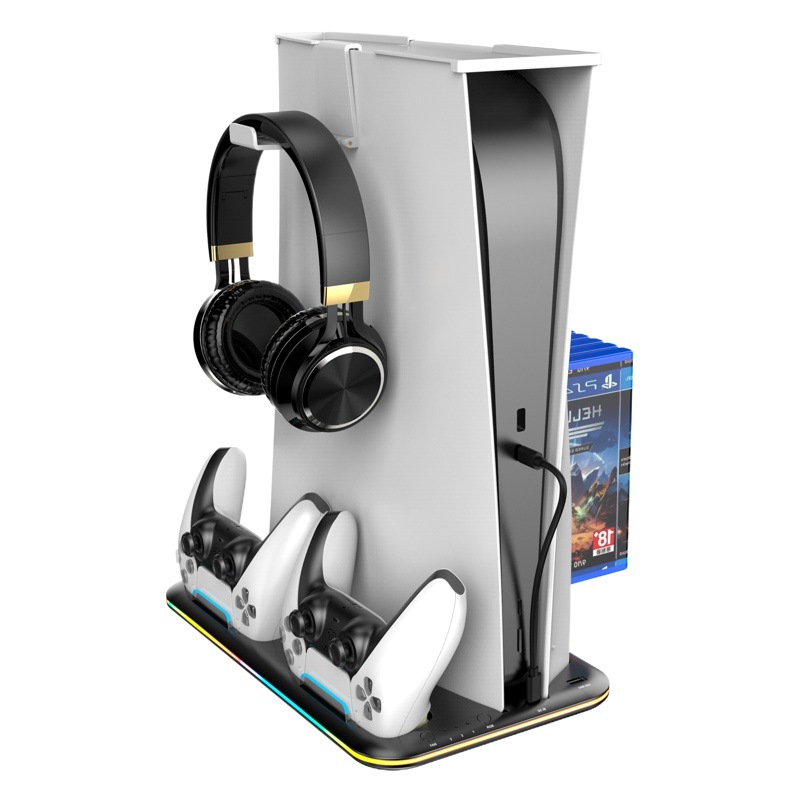 Base de carga PS5 con RGB