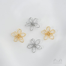 ��ɫ14K�����e���ᘷ��߹�Ůdiy�ֹ��ػ������Ʒ�l��������