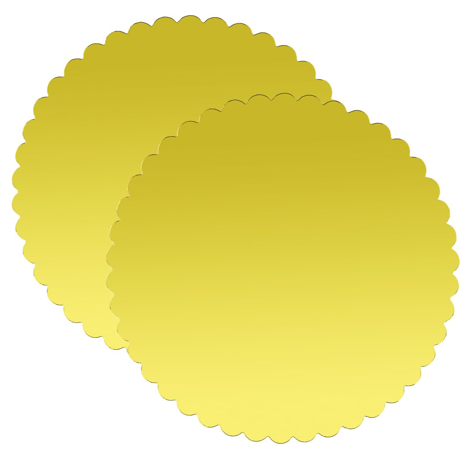 Comercio exterior transfronterizo oro encaje base pastel de papel corrugado a prueba de aceite pastel almohadilla pastel bandeja