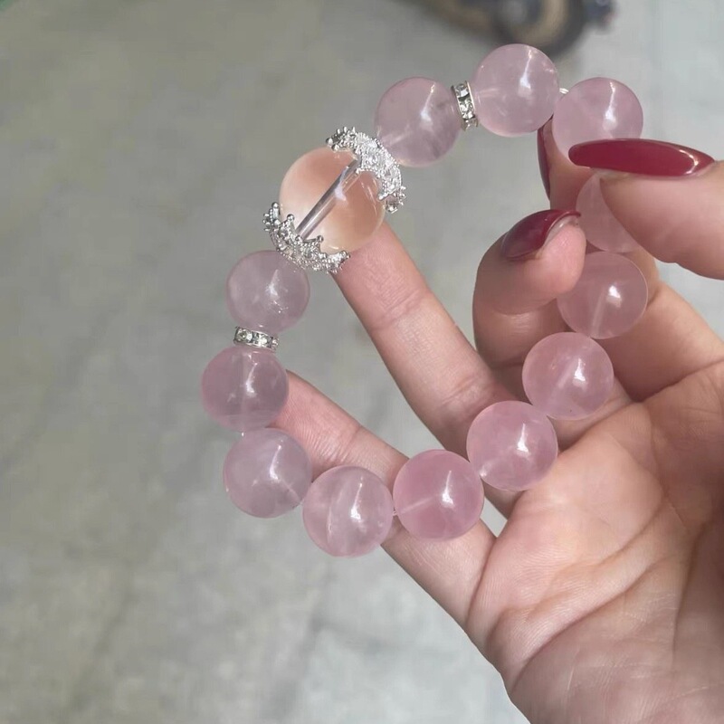 (Certificate) Genuine Pink Crystal Bracelet for Women, Single Circle Fashion Jewelry Gift for Girlfriend, Best Friend, Birthday Gift (Certificate) Genuine Pink Crystal Bracelet for Women, Single Circle Fashion Jewelry Gift for Girlfriend, Best Friend, Birthday Gift