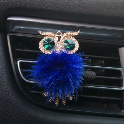 Car Perfume Aromatherapy – owl car perfume car real - blue-fur-ball-owl
