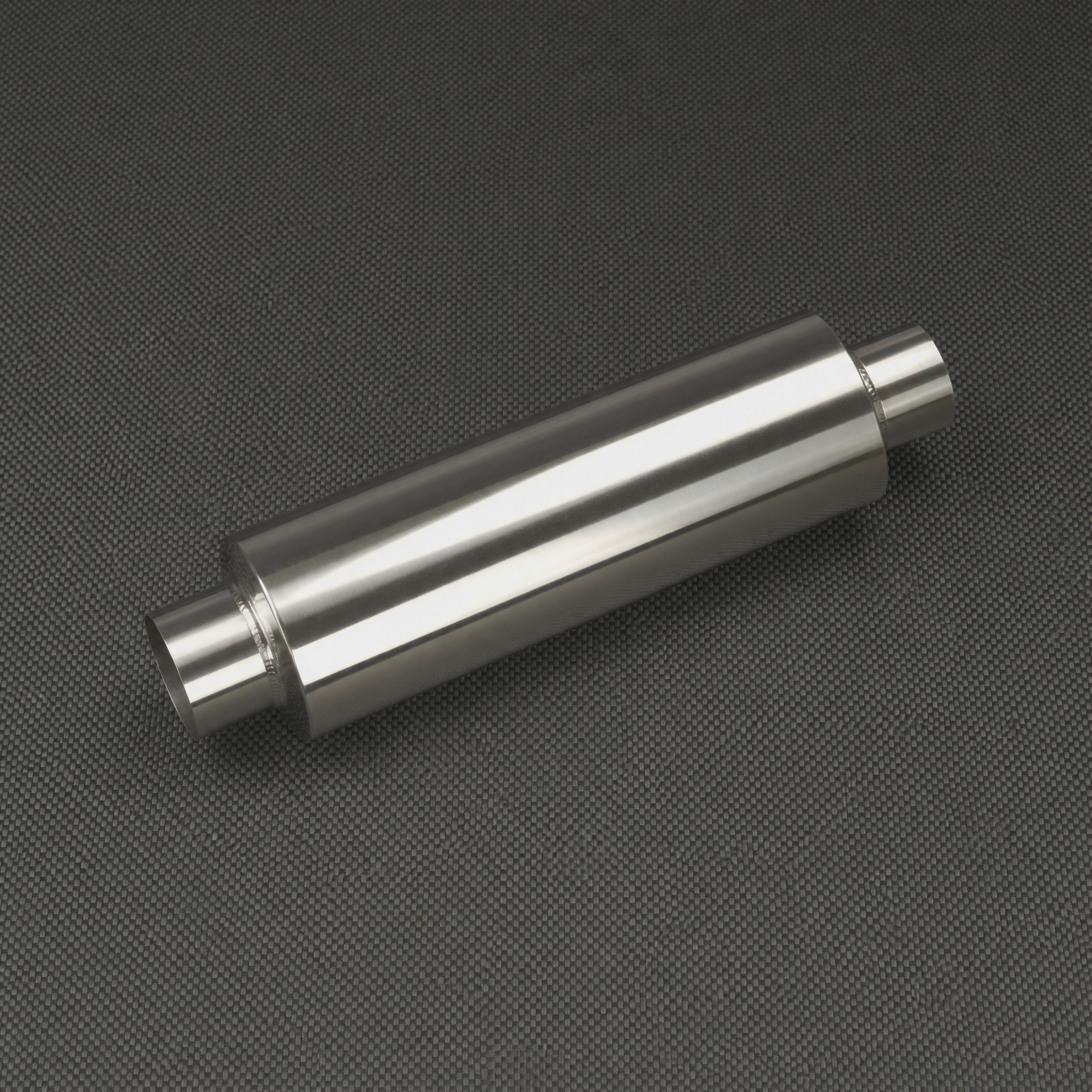 Universal Bright Silver Exhaust Pipe for Cars 51/57/63MM Stainless Steel Straight Muffler Modification