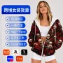 跨境印花大码数码卫衣