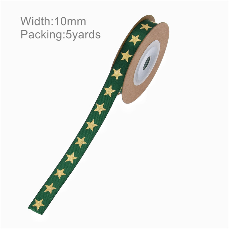 16 transfronteriza AliExpress cinta de Navidad cinta impresa embalaje de regalo Navidad cinta decorativa 5 yardas en stock