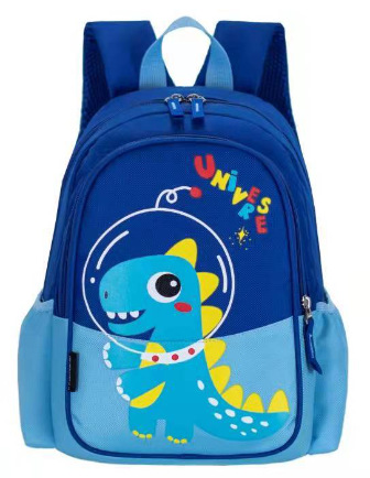 2023 nuevo verano estilo coreano de nylon kindergarten schoolbag dinosaurio dibujos animados estudiante mochila masculina una pieza al por mayor