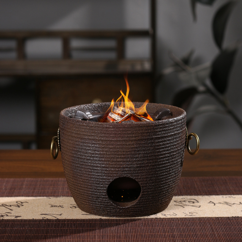 Chaozhou clay pot wood-fired general stove, outdoor carbon stove, water-boiling and tea-making stove, household wood-fired ceramic stove