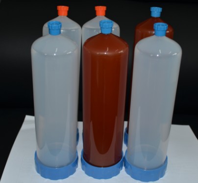 供应300CC琥珀色点胶针筒,防紫外线针筒点胶设备