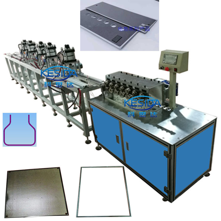 折槽机用于传统五金相框架电热制品折边折槽机框边架金属加工设备
