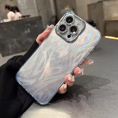 Honor X70i、Apple 17、Huaweiに適したレンズフィルム、羽根飾りの電気メッキが施された可愛いスマホケース、アクリル製ハードケース