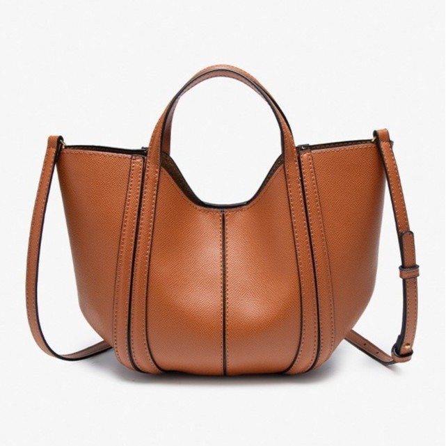 Cross-Border 2025 Women's New Niche Design Crossbody Handbag High-End Light Luxury Vegetable Basket Bag Lazy Style Bucket Bag