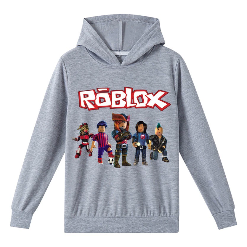 Factory Direct, трансграничная популярная детская одежда ROBLOX, свитер с капюшоном для мальчиков и девочек среднего и большого размера Y007