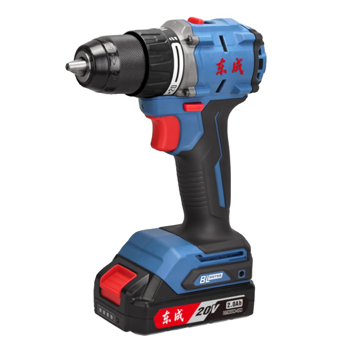 Dongcheng2060i taladro de impacto eléctrico de litio sin escobillas 20V taladro eléctrico recargable herramientas domésticas eléctricas taladro destornillador de mano