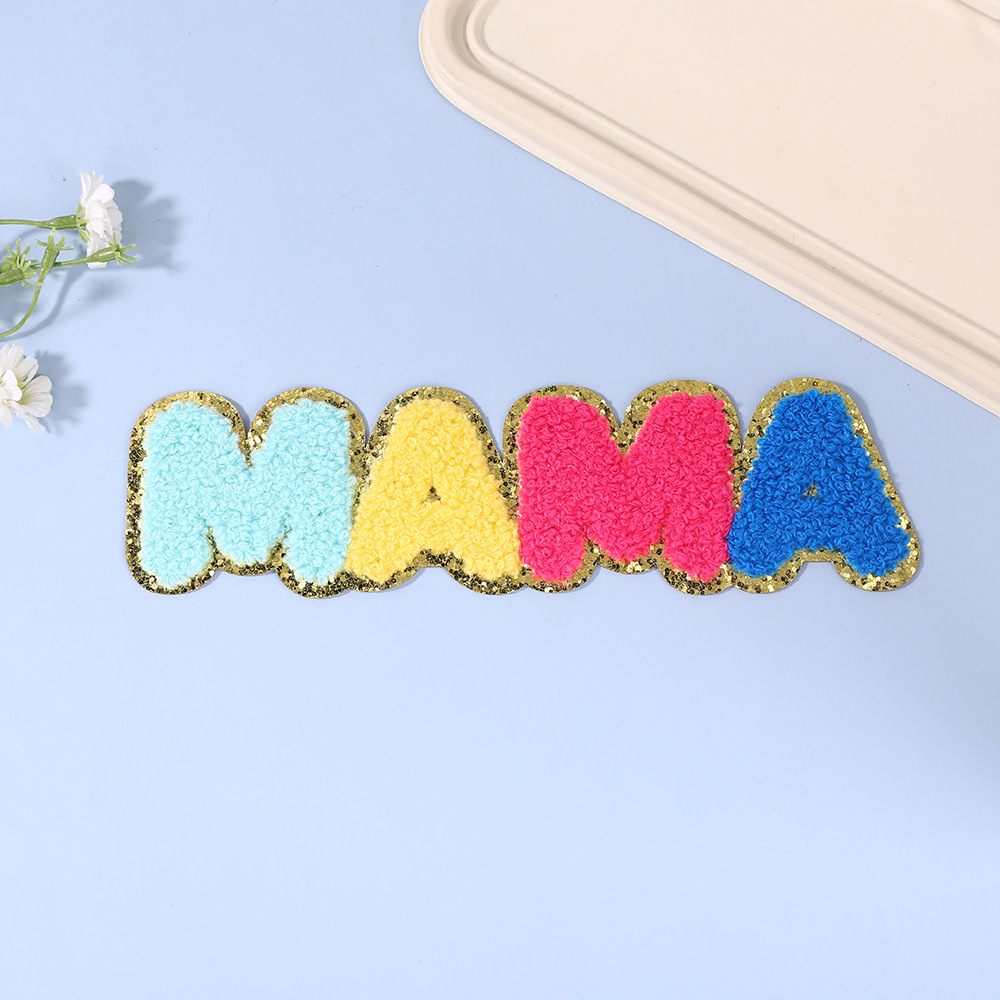 8g Weight Clothing Sticker Patches Classification 1 Piece Quantity Felt Material Letter Pattern Simple Style Style 1 Piece Simple Style Letter Felt Clothing Sticker Patches 1