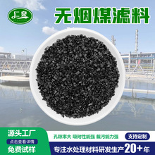 无烟煤滤料 1-2mm增碳剂污水处理滤池填料多层过滤吸附强硬度高