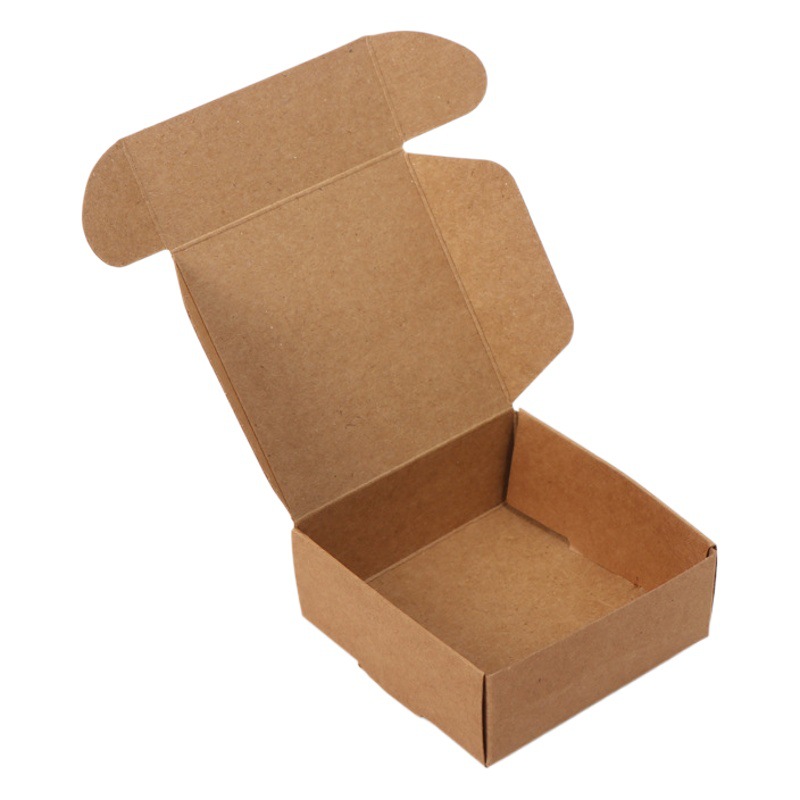 既製品の窓付き黒白牛革紙飛行機型ボックス、石鹸や茶葉など汎用折りたたみ包装箱、ジュエリー用紙箱のカスタム製作