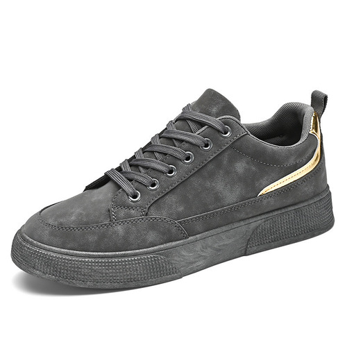 Spring Men's Shoe Trend 2024 Soft Sole Versatile Casual Board Shoes New Men's Style Protective Work Thick Sole Durable Fashion Shoes