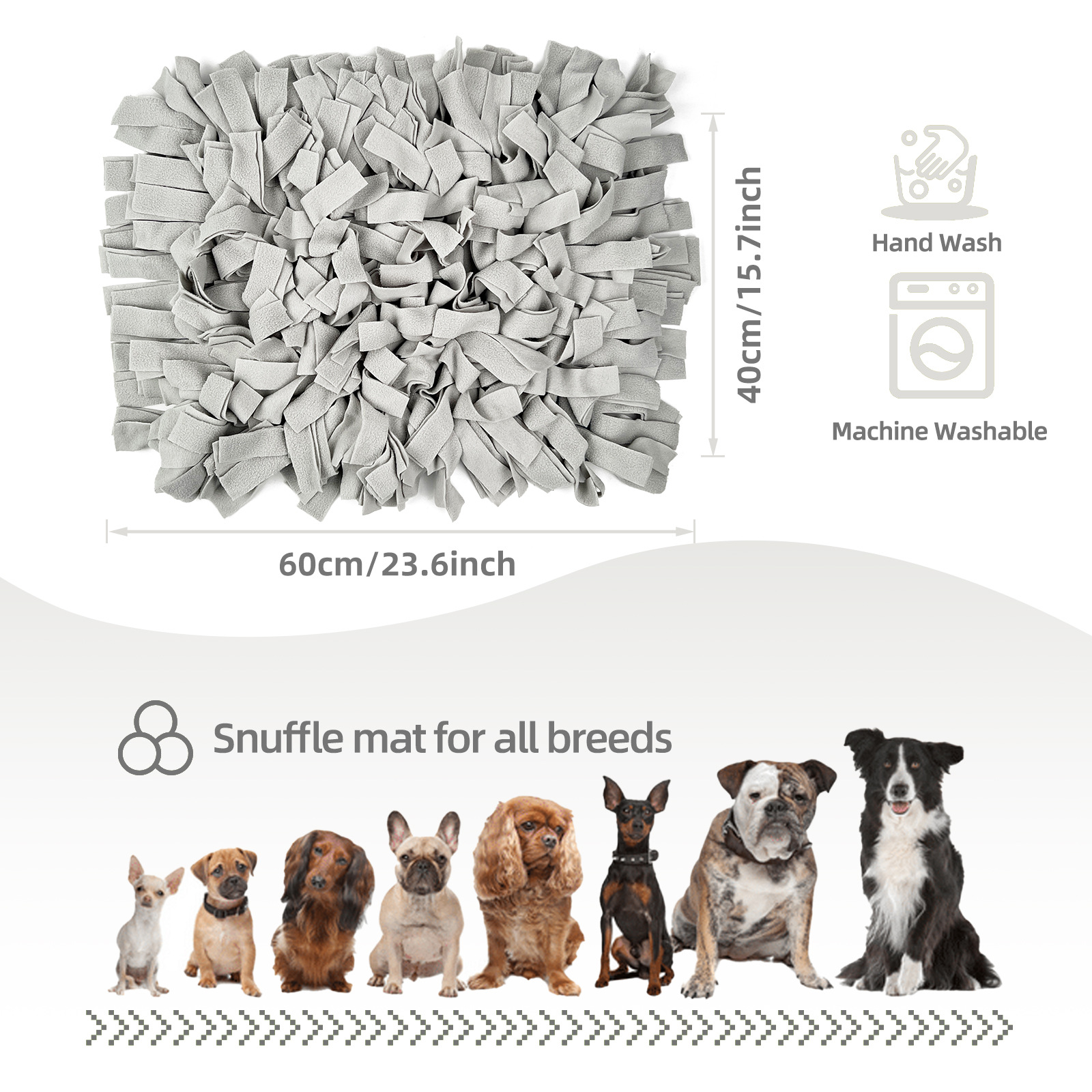 Cojín de alimentación para mascotas, almohadilla de suelo, juguete de peluche, diseño antideslizante inferior, almohadilla de herramientas de entrenamiento de alimentación lenta para perros