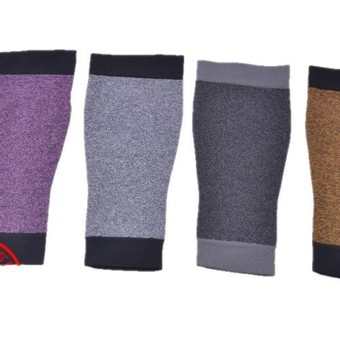 定制款 肌理高级质感 多种颜色压力护小腿袜套  弹力保健中筒膝下