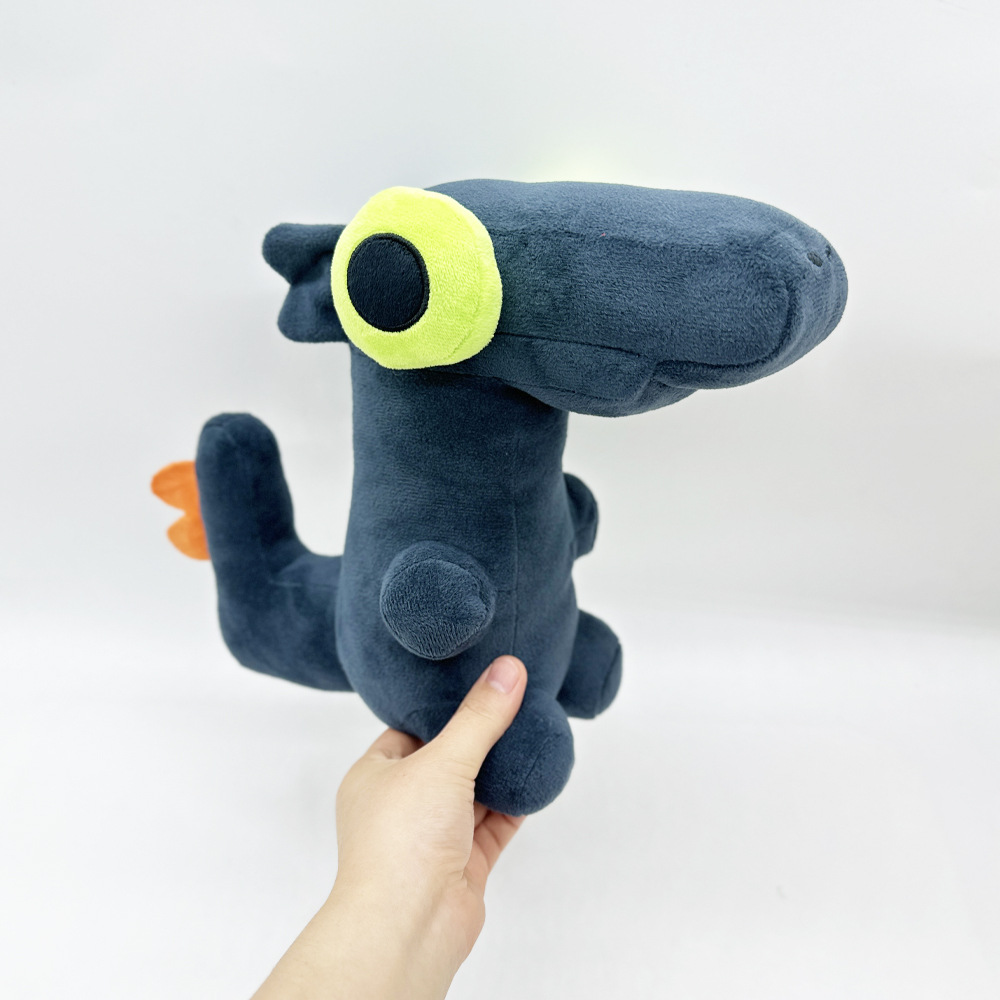 Sınır ötesi yeni ürün Dans Eden Ejderha Peluş Dans Eden Ejderha Dişsiz Gri Büyük Gözler Peluş Oyuncak Bebek_voghion.com