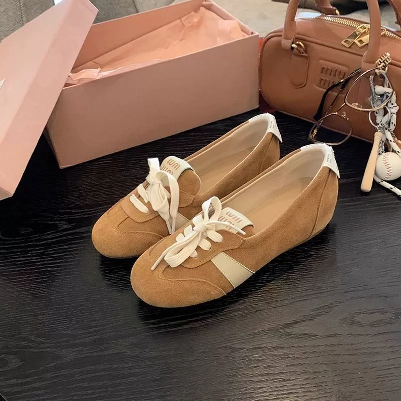 Легкая версия ~ Miu Sweet Girl Ballet Wind Girl Одиночная обувь