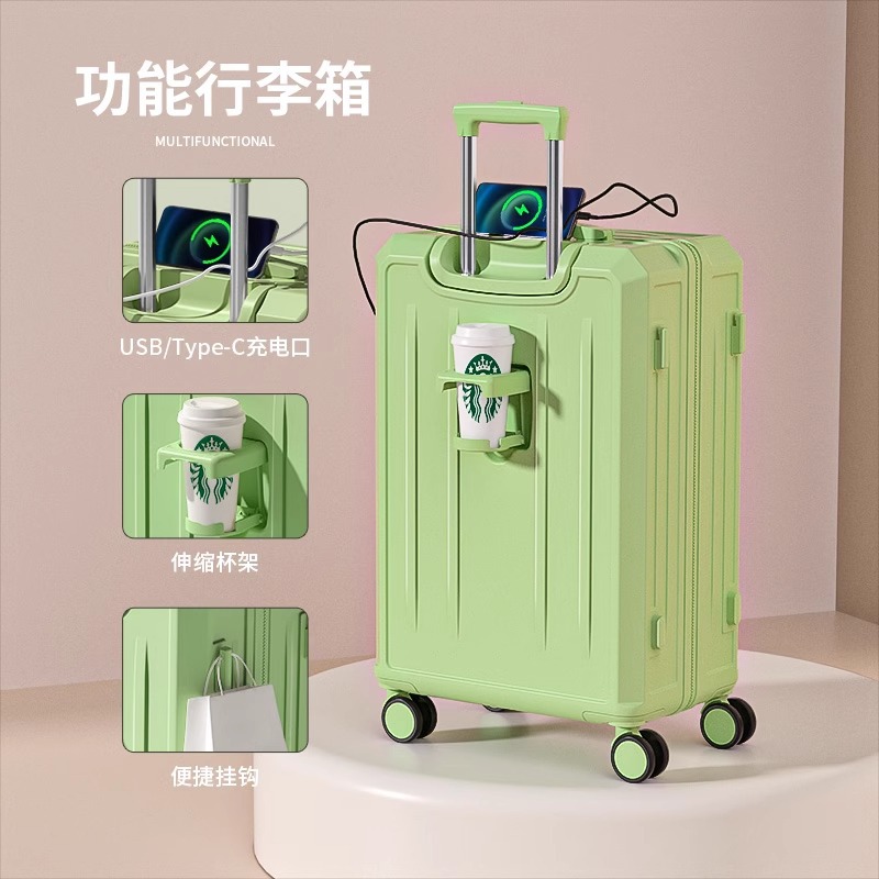 올리브 그린 [슈퍼 듀얼 충전 USB 전원 포트 + 휴대용 컵 홀더]