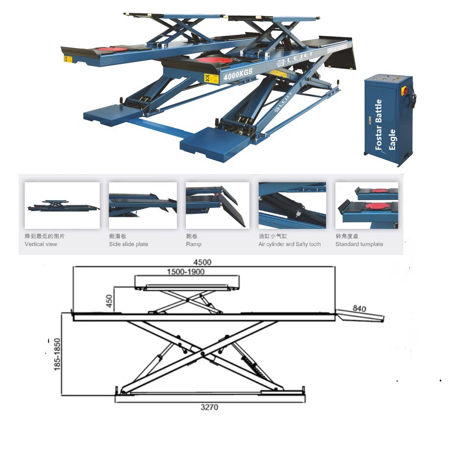 Ультратонкий двухслойный подъемник для выравнивания четырех колес серии Zhanxiong для детей и матерей, Регулируемый складной переносной подъемный кронштейн, складной