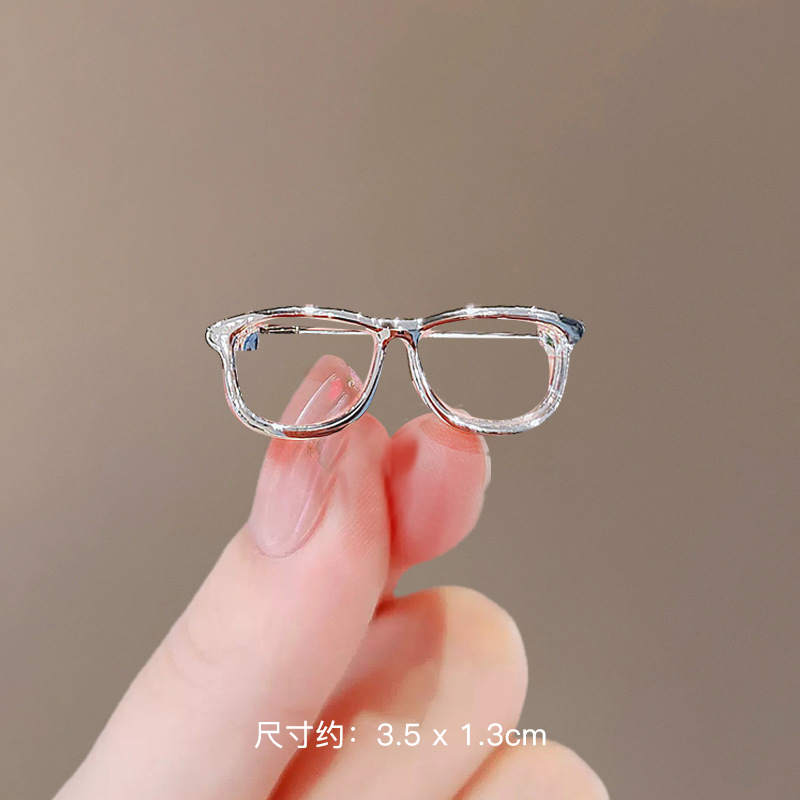 13# silver glasses pin