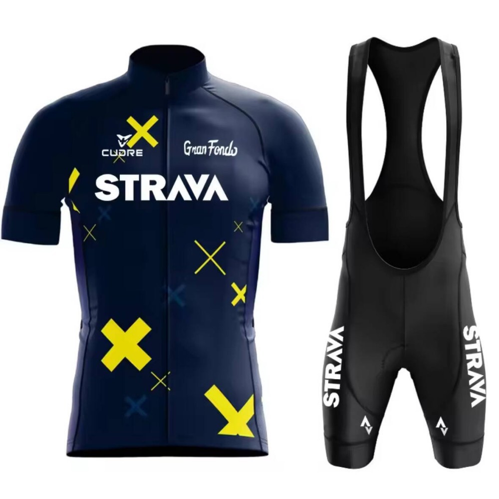 国境を越えた売れ筋の男性と女性の半袖サスペンダーサイクリングスーツアウトドア自転車マウンテンバイクショートトップとショーツ