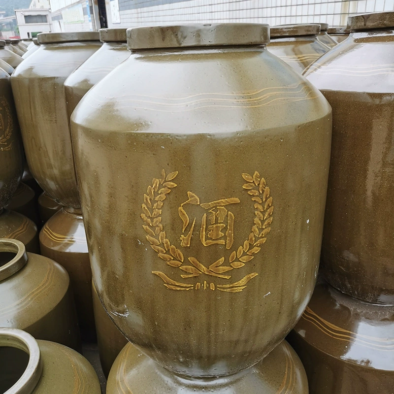 105kg кг Сычуаньская банка для вина 100 кг банка для вина керамическая банка для вина оптовая продажа банка цвета селадона Longchang
