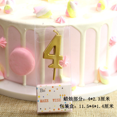 デジタルキャンドルケーキデコレーションゴールデンデジタルベーキングロングポールスレッドクリスタル誕生日キャンドルパーティー雰囲気用品|undefined