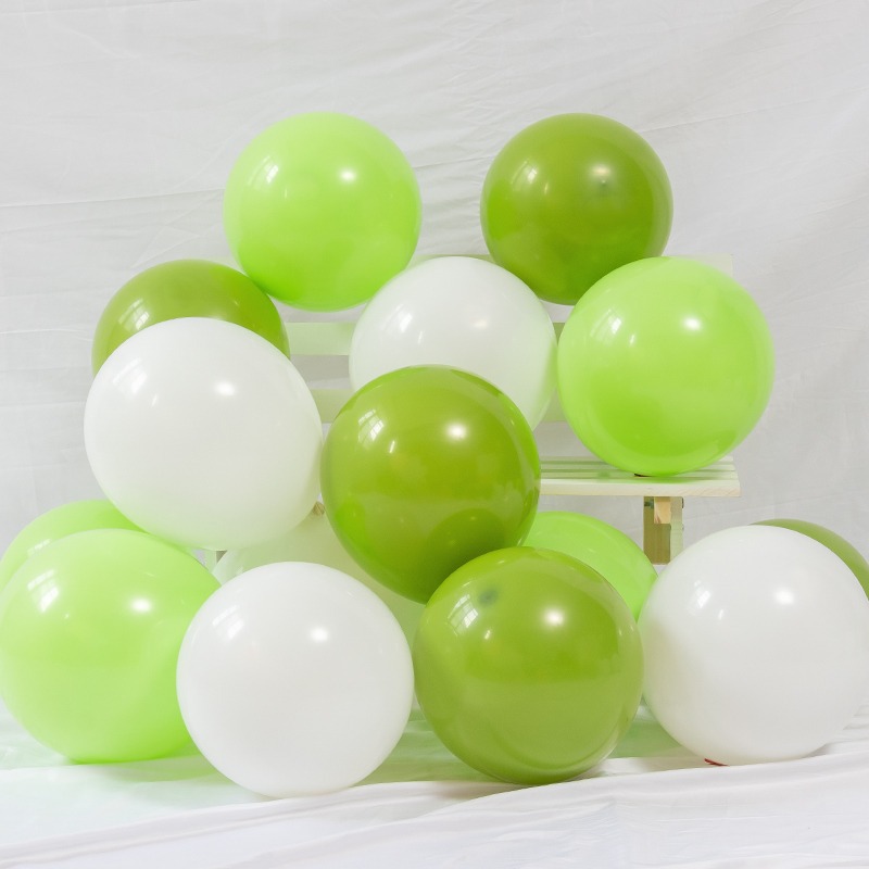 Globo temático del bosque Macaron, aguacate, zongzi verde, centro comercial de cumpleaños, decoración de jardín de infantes, decoración del Festival del Bote del Dragón