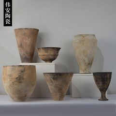 陶瓷花瓶客厅玄关工艺品摆件复古民宿酒店摆件中古花器花瓶客厅