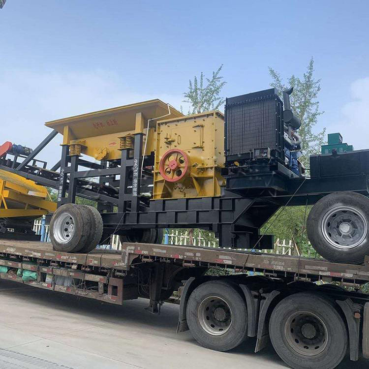 石子生产线 轮胎式移动砂石线设备 矿山车载式破碎站制砂一体