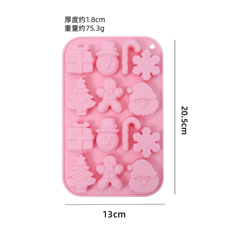 Spot 14 Christmas molds for baking easy to release cake molds kitchen tools silicone mold wholesale baking