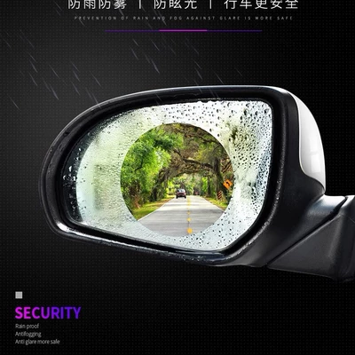 Rainy Day Waterproof and Anti-Fog – Rearview mirror rainproof sticker