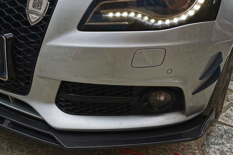 Suitable for Old Audi A3 A4L A6 Q3 Front Shovel Front Lip Spoiler Size Surround Modification and Decoration Anti-Collision