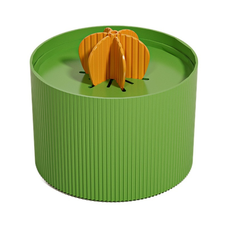 Dispensador de agua automático para gatos con filtro de agua viva circulante, dispensador de agua inteligente con forma de cactus para mascotas, bebedero para perros.