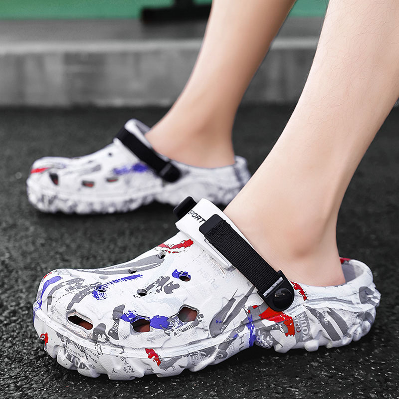 Zapatos con agujeros de talla grande transfronteriza 47 sandalias ligeras y transpirables