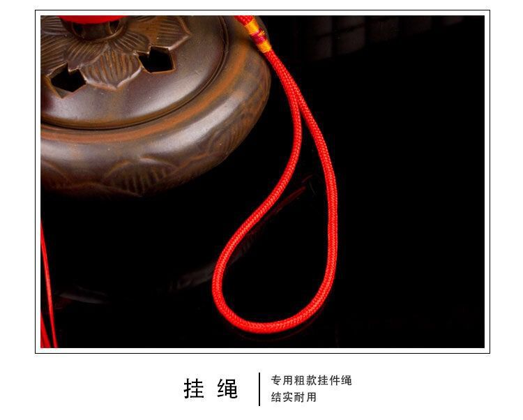 Car Pendant for Attracting Wealth, Double-Sided Safe Entry and Exit, High-End Ethnic Style Exquisite Hanging Ornament for Car Interior Decoration