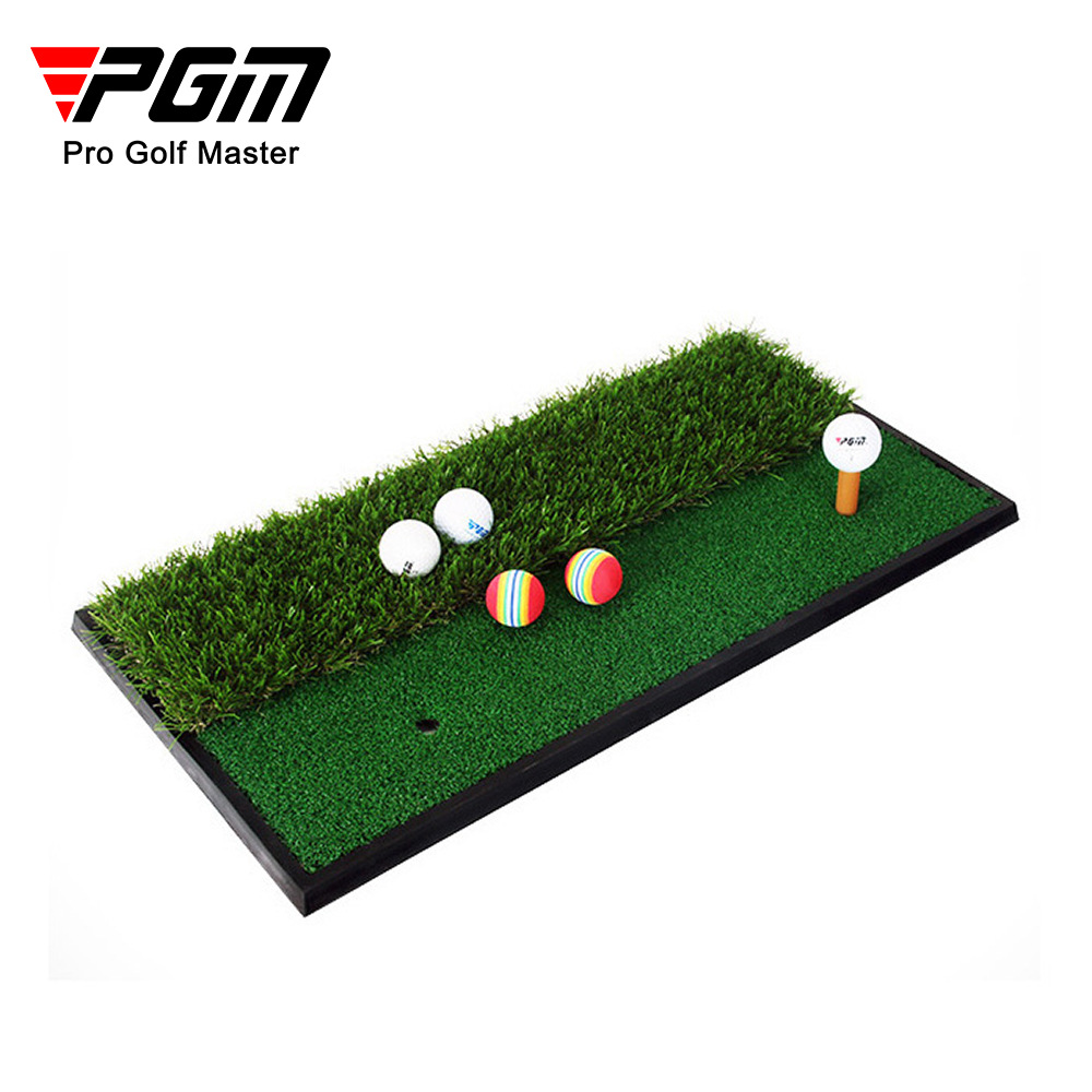 Thảm tập đánh golf đôi PGM 33x63cm — DJD005-Cỏ Đôi Có Đệm khung gầm