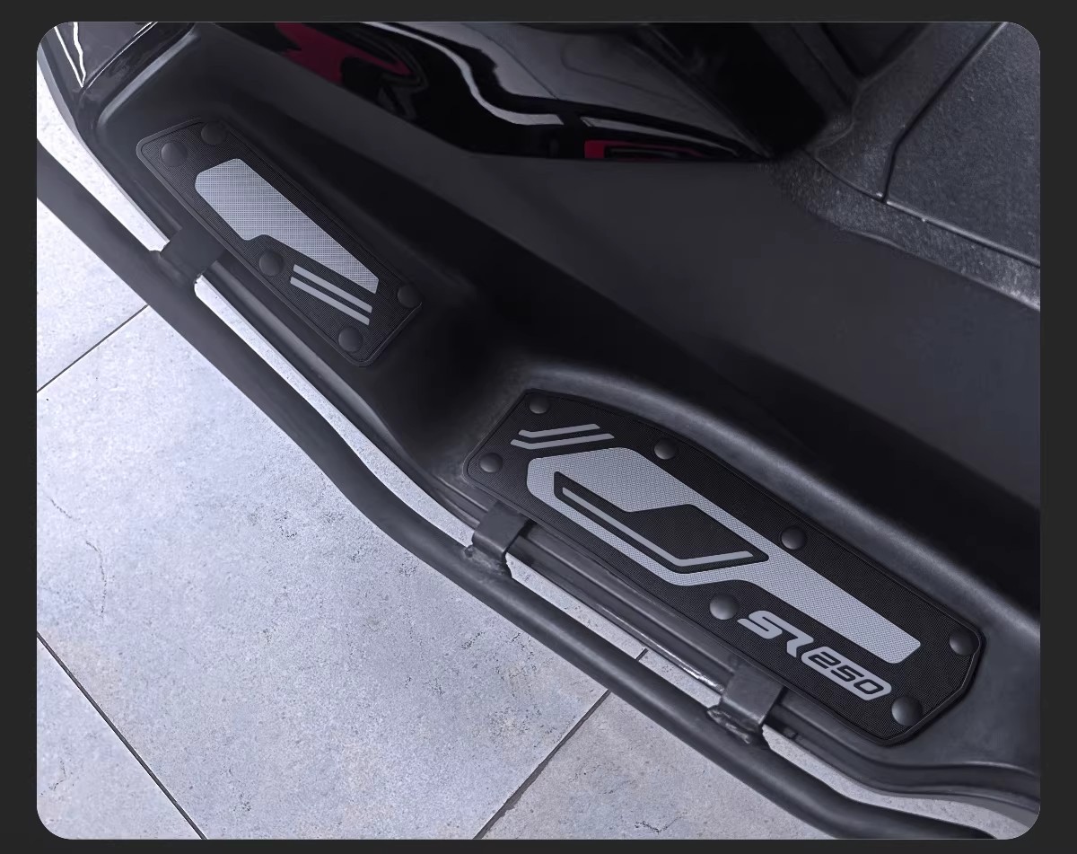 Suitable for Wuji Sr250Gt Latex Fuel Tank Sticker, Body Protection Sticker, Fishbone Waterproof Sticker, Film Modification Accessories