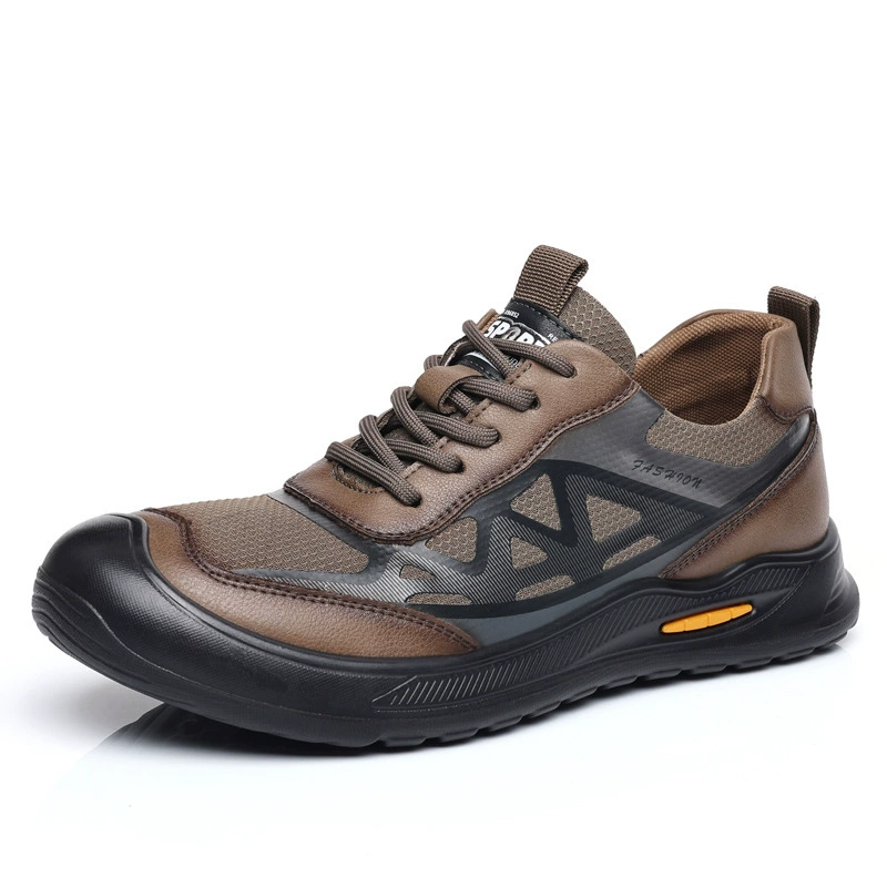 Mesh shoes for leisure for leather shoes, universal breathable sports casual footwear English style, autumn, soft sole