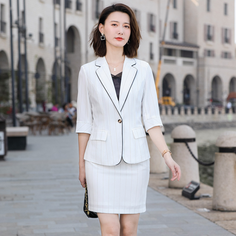 Black short classic suit